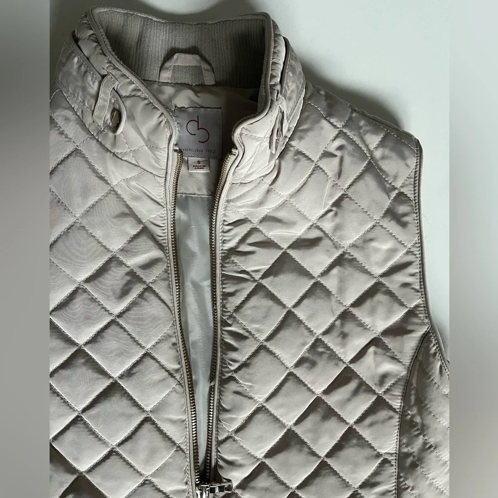 quilted vest zipper on the front - Picture 2 of 7